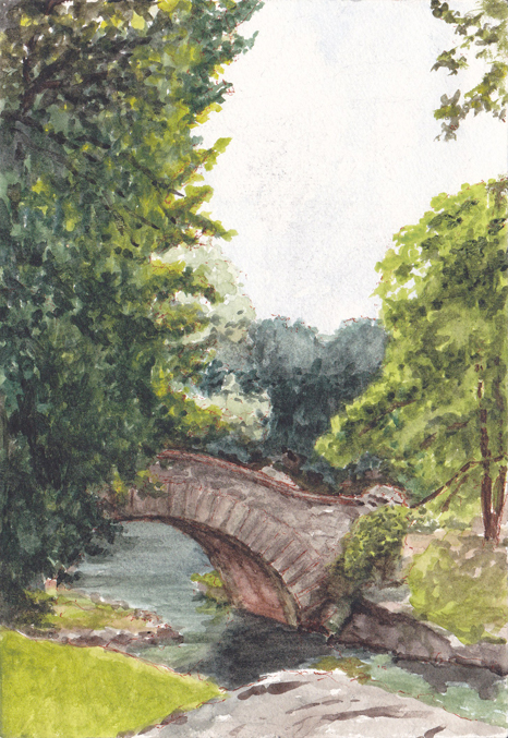 watercolour on paper