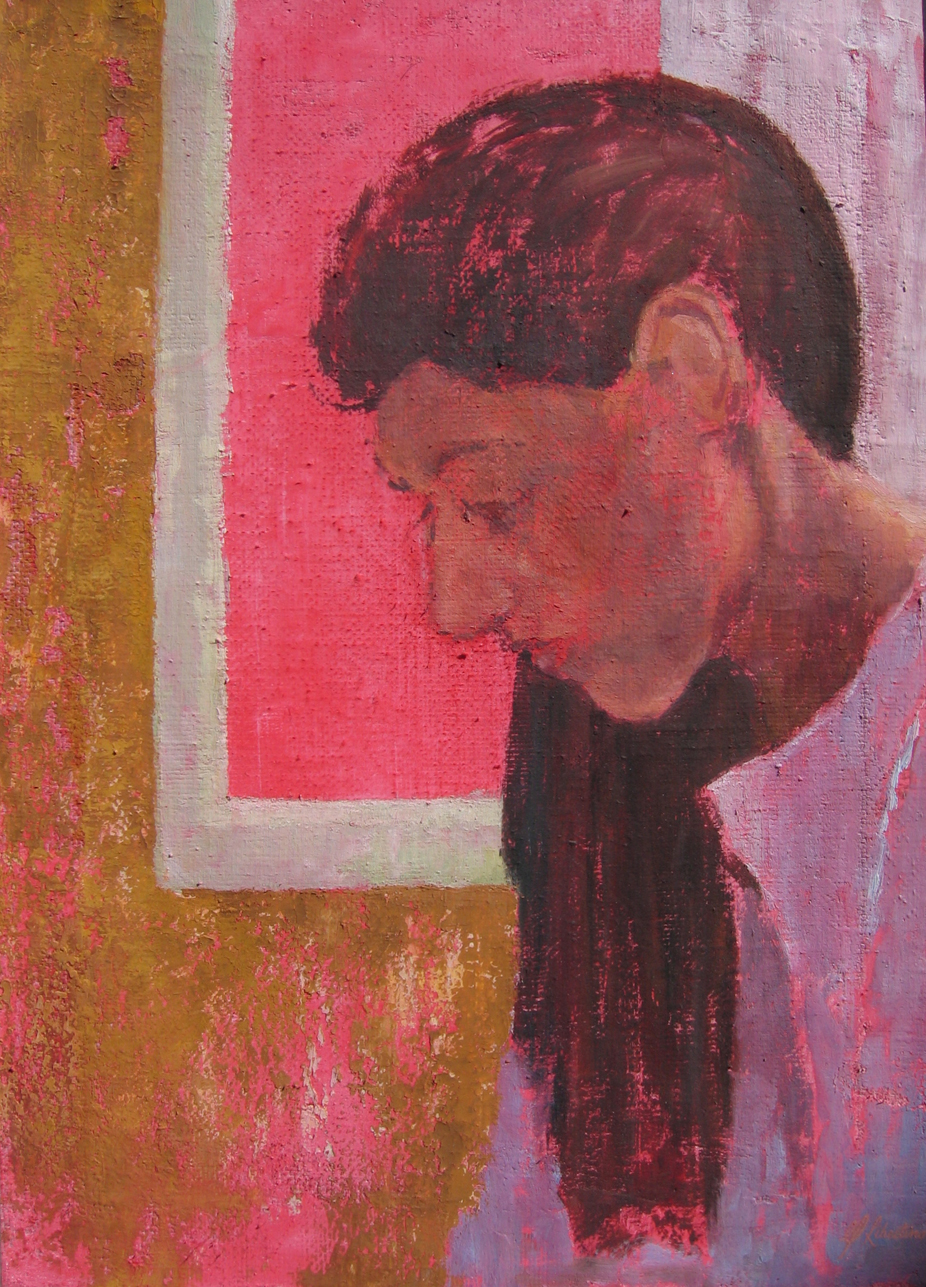 oil on plastered linen