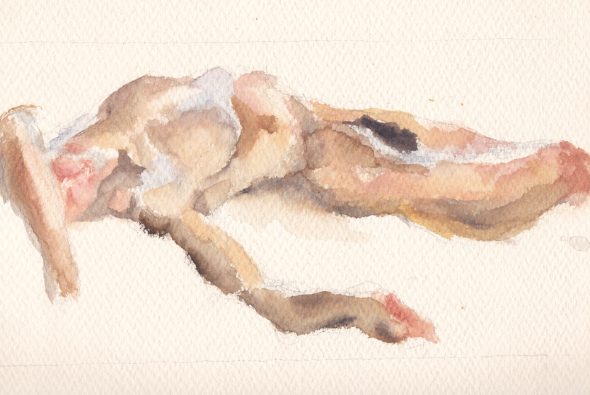 watercolour on paper