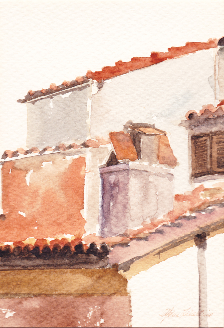 watercolour on paper